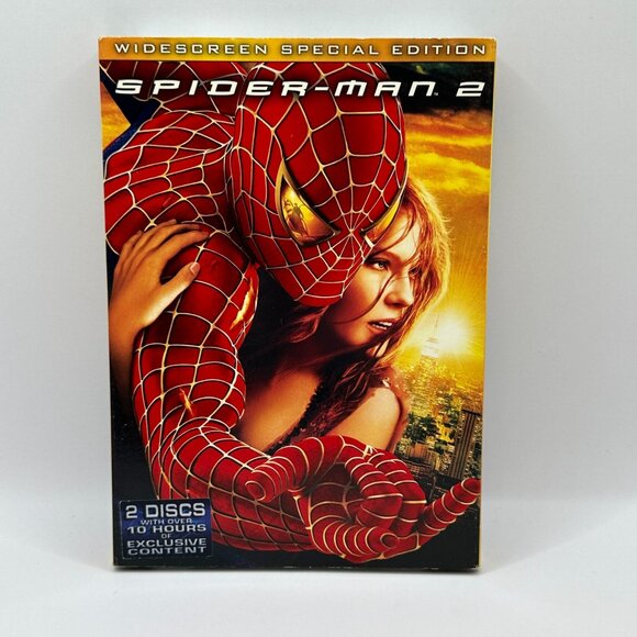 SpiderMan 2 Widescreen Special Edition PG13 Tobey Maguire Columbia Pictures DVD - Picture 1 of 4